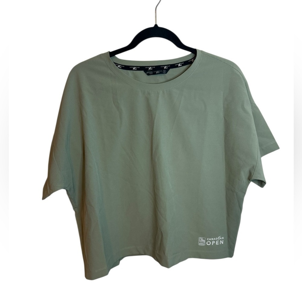 Levelwear Sage Green Canadian Open Back Vented Top